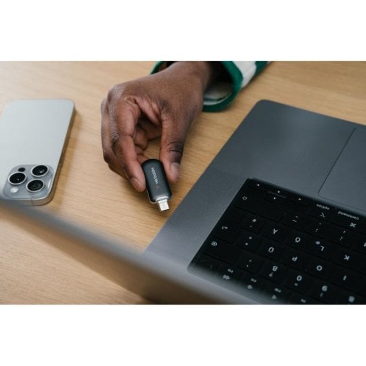 Unidade flash USB Verbatim 30227 512GB USB-C 100MB/s Capless Preto