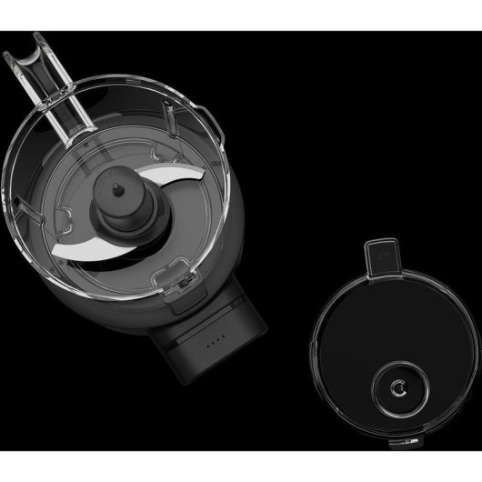 Picadora eléctrica KitchenAid 5KFCR531BM 1,18 L batería 12 V dos velocidades negra