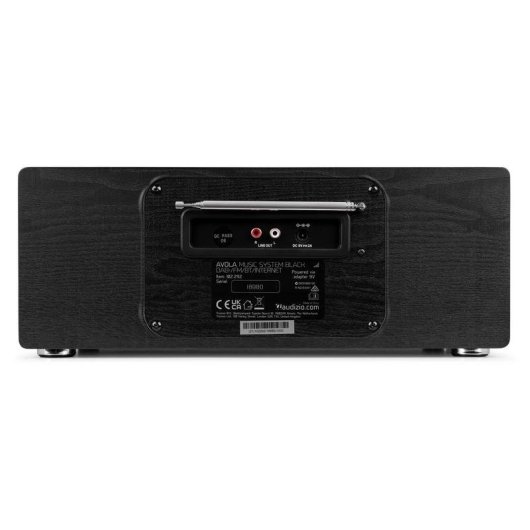 Radio Internet Audizio Avola BK 60 W Bluetooth Wi-Fi DAB+ FM LCD