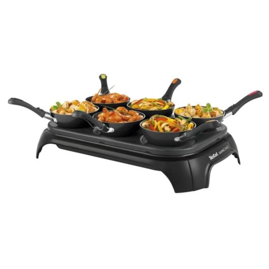 Wok électrique Tefal WokParty Duo PY5828 1000W antiadhésif Noir/Inox