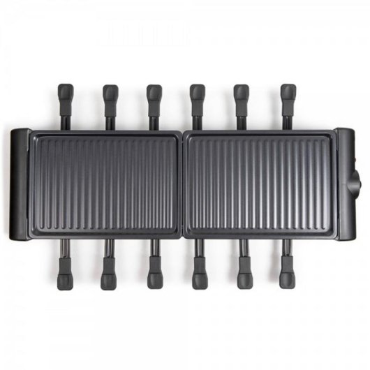Parrilla Livoo DOC185 12 personnes métal noir surface 325 x 230 mm 1800 W