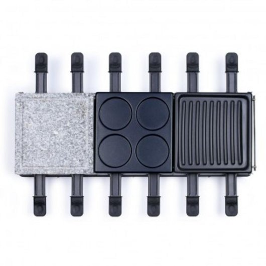 Gril électrique Livoo DOC234 métal noir antiadhésif 1650 W rectangulaire