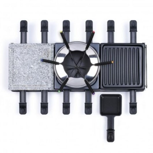 Gril électrique Livoo DOC234 métal noir antiadhésif 1650 W rectangulaire