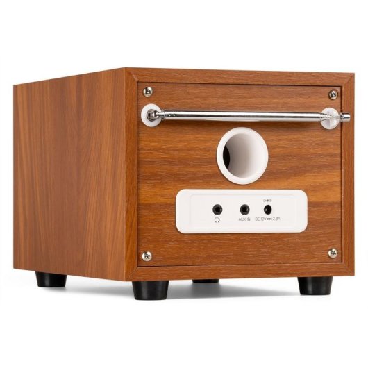 Radio Audizio Vieste SI Internet Digital 60 W Bluetooth Pantalla TFT 2.8" Marrón Plata