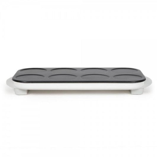 Crepeira LIVOO Maxi 8 crepes 1500W Antiaderente Branco 12cm