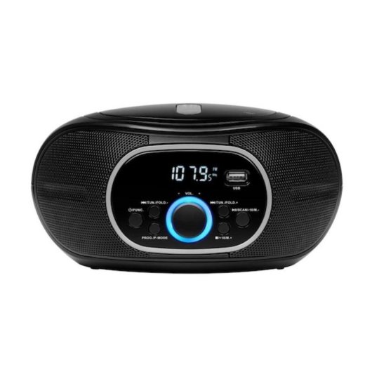 Radio MEDION LIFE E65711 Portable LCD FM AM 24W 2 voies USB MP3 Noir