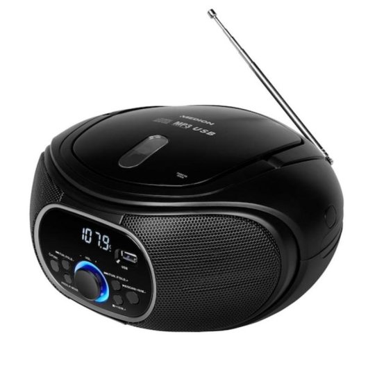 Radio MEDION LIFE E65711 Portable LCD FM AM 24W 2 voies USB MP3 Noir