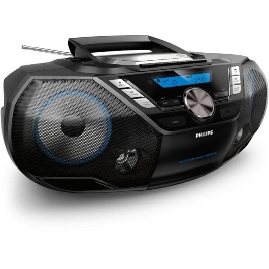 Radio CD Philips AZB798T/12 12W RMS Bluetooth USB Cassette DAB/FM Portable