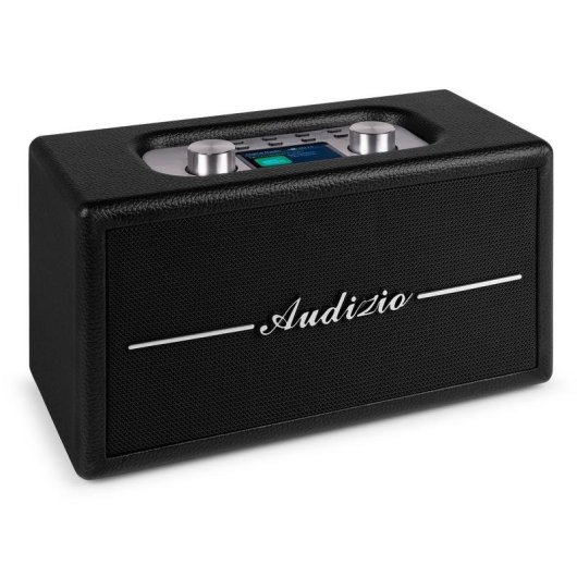 Radio portátil Audizio Tune60-BK DAB+ FM Bluetooth LCD 2.4" MicroSD Negro