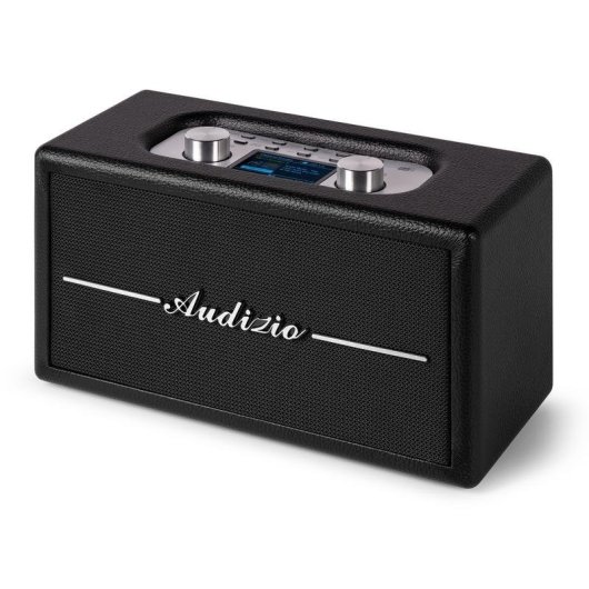 Radio portátil Audizio Tune60-BK DAB+ FM Bluetooth LCD 2.4" MicroSD Negro