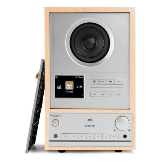 Radio Audizio CanzoLW Internet DAB+ FM Bluetooth Wi-Fi Pantalla LCD 2.4" Natural