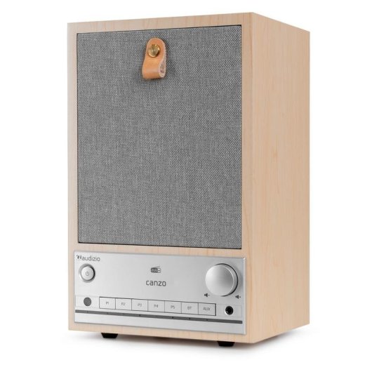 Radio Audizio CanzoLW Internet DAB+ FM Bluetooth Wi-Fi Pantalla LCD 2.4" Natural