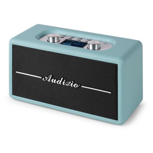 Radio portátil Audizio Tune60-BL digital DAB+ FM Bluetooth pantalla LCD azul