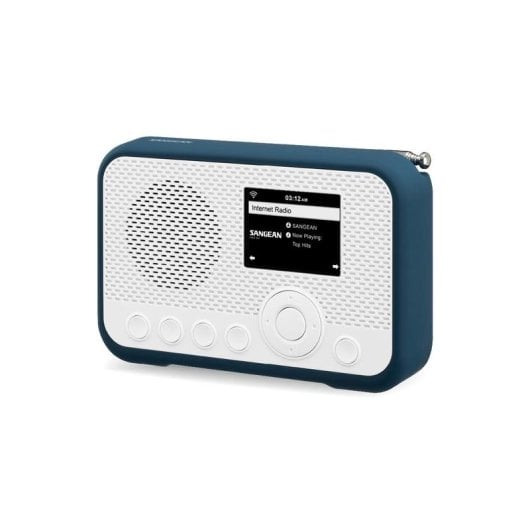 Radio SANGEAN WFR-39 DAB+ FM Spotify Internet TFT Display Blau Weiß