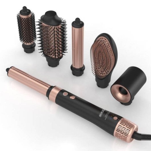 Estilizador de cabello SOGO SEC-SS-3730 tecnología Coanda 1400W 6 accesorios
