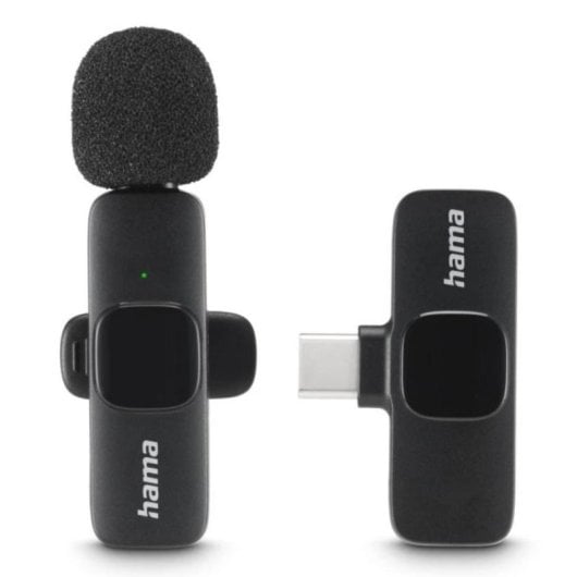 Microfone HAMA Smart Wireless USB omnidirecional com cancelamento de ruído