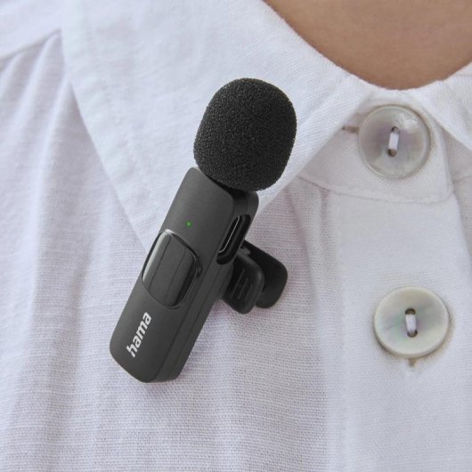 Microfone HAMA Smart Wireless USB omnidirecional com cancelamento de ruído