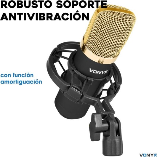 Micrófono Vonyx CM400B XLR Condensador para Instrumentos y Voz