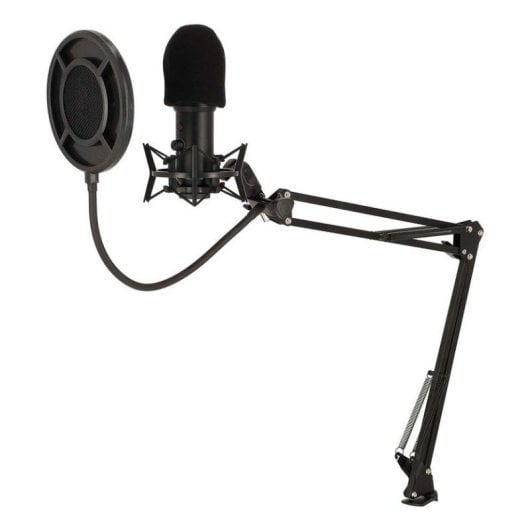 Mikrofon Nedis GSMIC410BK USB Kardioid mit Antipop-Filter und LED