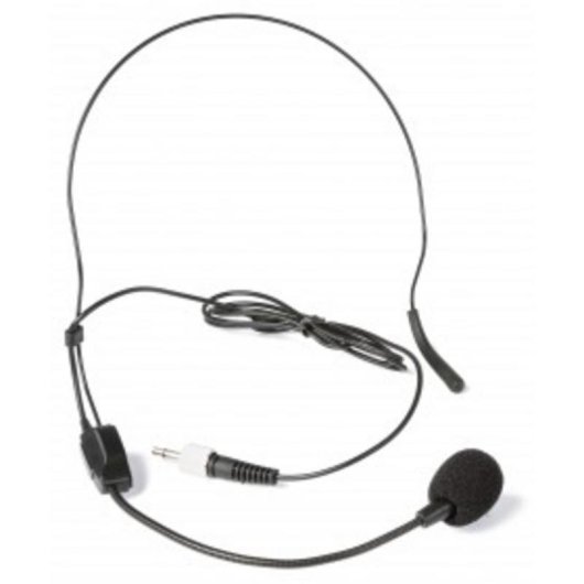 Micrófono Power Dynamics PD782BP inalámbrico UHF diadema con display LCD