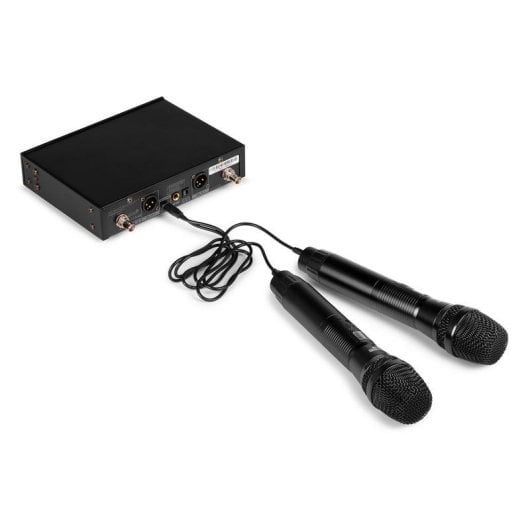 Micrófono Power Dynamics PD522 inalámbrico Mini-XLR condensador batería integrada