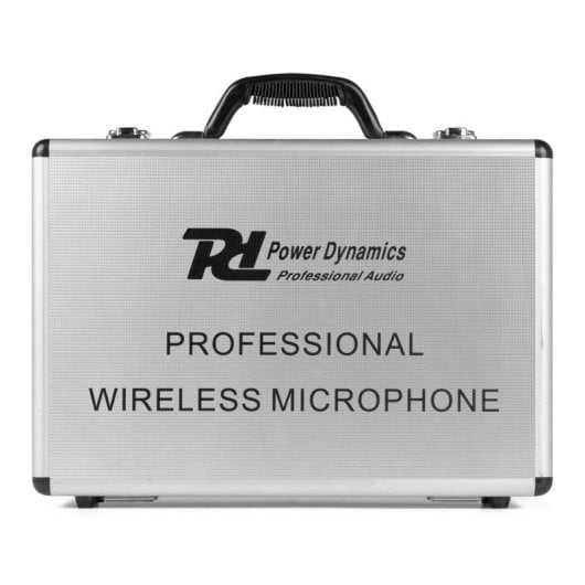 Micrófono Power Dynamics PD522 inalámbrico Mini-XLR condensador batería integrada