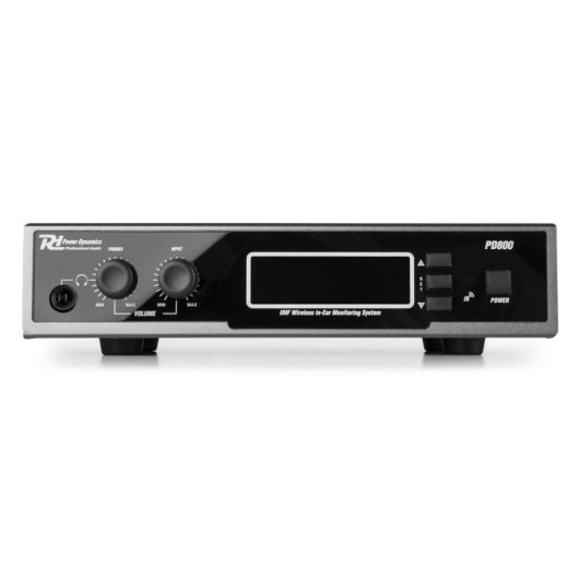 Sistema Inalámbrico Power Dynamics PD800 105 dB LCD 863-865 MHz para Monitores de Audio