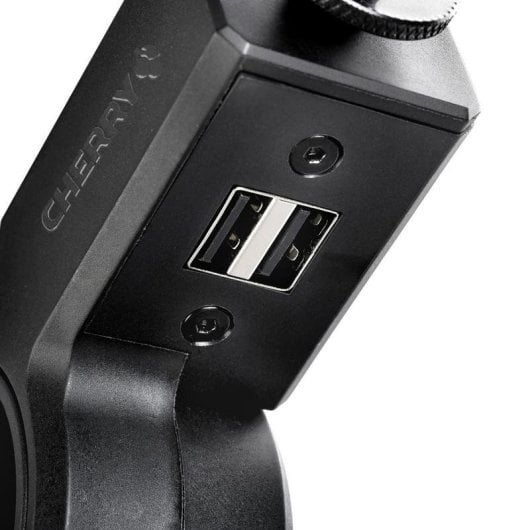 Suporte de secretária CHERRY MA 6.0 UNI USB alumínio preto 2,5 m