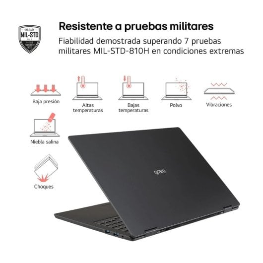 Portátil LG Gram 14ZD90T-G AX88B 14" Intel Core Ultra 7 255H 32GB 1TB SSD Intel Arc Sem SO