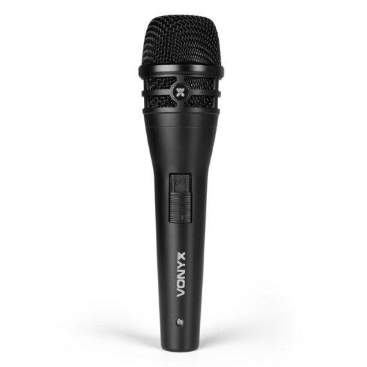 Micrófono Vonyx VDM10 XLR Dinámico con Funda para Voz