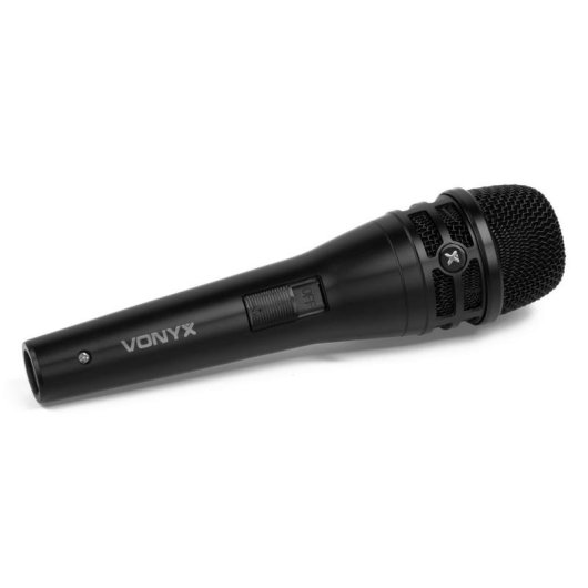 Micrófono Vonyx VDM10 XLR Dinámico con Funda para Voz