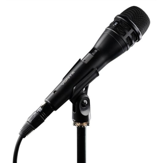 Micrófono Vonyx VDM10 XLR Dinámico con Funda para Voz