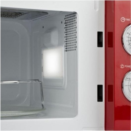 Mikrowelle Girmi FM21 20L 700W Kombi Grill Rot