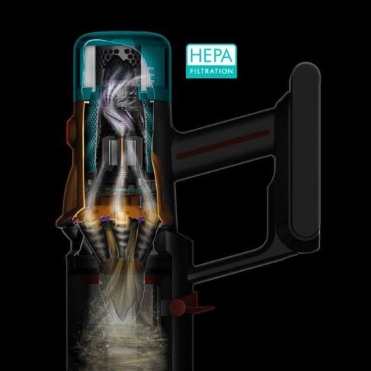 Aspiradora sin Cable Dyson V12 Origin 545W 60 min Filtro HEPA Cepillo Motorizado Níquel