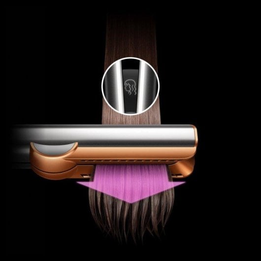 Fer à lisser Dyson Airstrait HT01 Amber Silk/Pink Champ. Édition Limitée