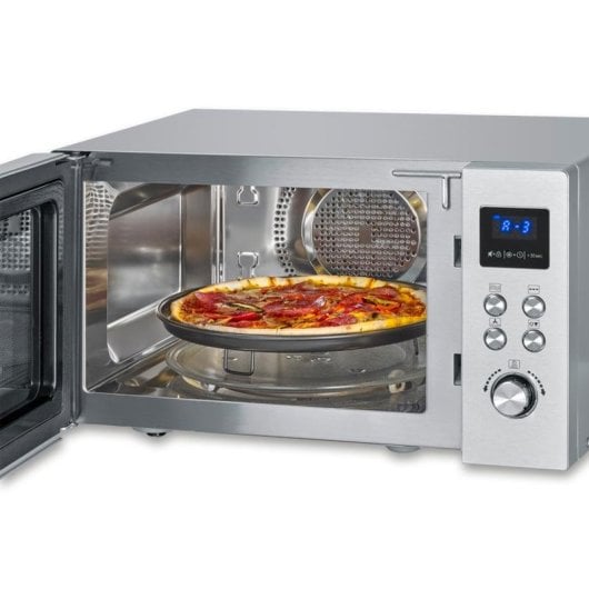 Mikrowelle SEVERIN MW 7918 25L 900W Grill Konvektion Edelstahl