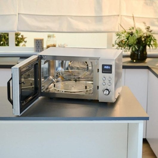 Mikrowelle SEVERIN MW 7918 25L 900W Grill Konvektion Edelstahl