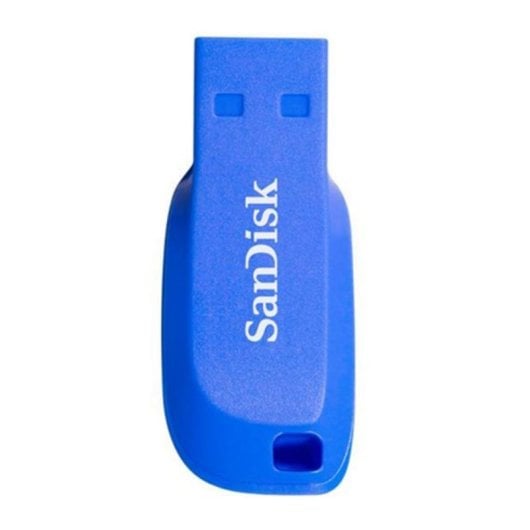 Pen USB SANDISK Cruzer Blade 16GB USB 2.0 Azul Capless