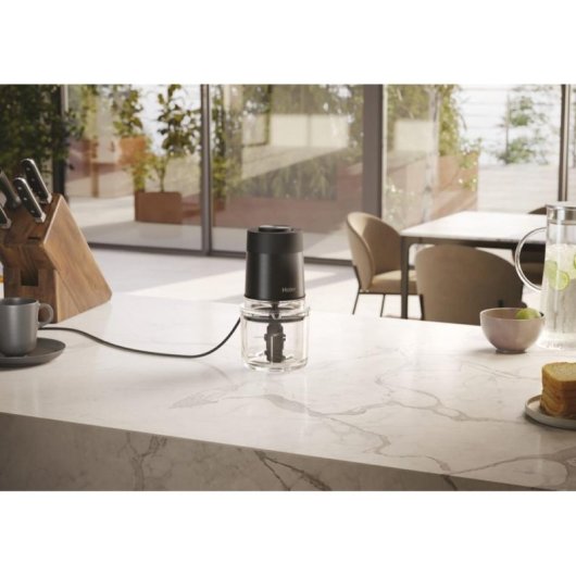 Elektrische Zerkleinerer Haier HCH5B1 011 0,5L Glasbehälter 550W Schwarz