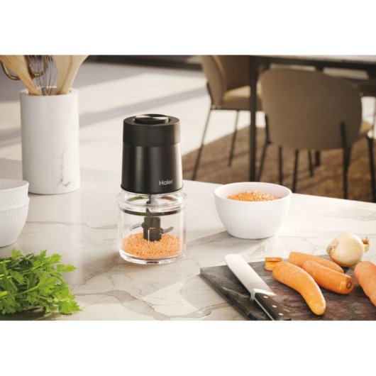 Elektrische Zerkleinerer Haier HCH5B1 011 0,5L Glasbehälter 550W Schwarz