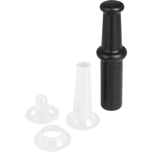 Fleischwolf ECG MG 2510 1200W Edelstahl Schwarz Weiß 4mm 8mm Scheiben