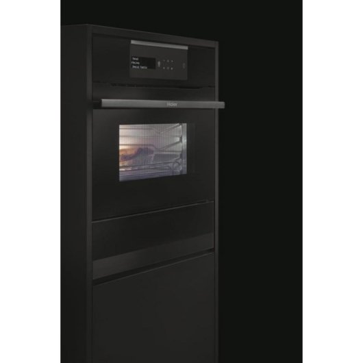 Microondas Haier I-Message Compact Series 4 HWO45NB4B0B1 34 Litros 900W con Grill y Convección