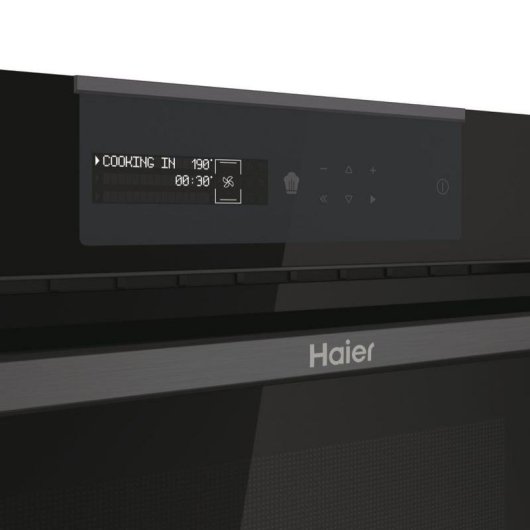 Microondas Haier I-Message Compact Series 4 HWO45NB4B0B1 34 Litros 900W con Grill y Convección