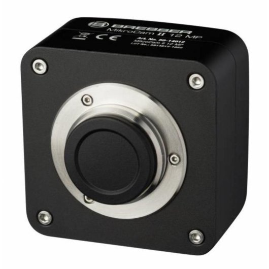Telecamera per microscopio BRESSER MikroCamII 12 MP CMOS USB 3.2 Alluminio Nero