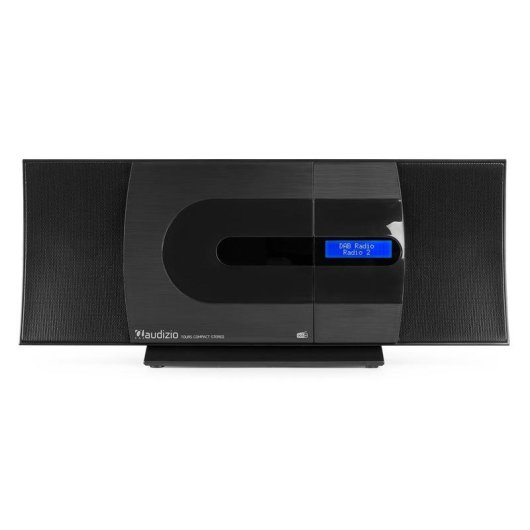 Radio CD Audizio Tours 80W RMS CD FM Digital X-Bass Ecualizador Mando