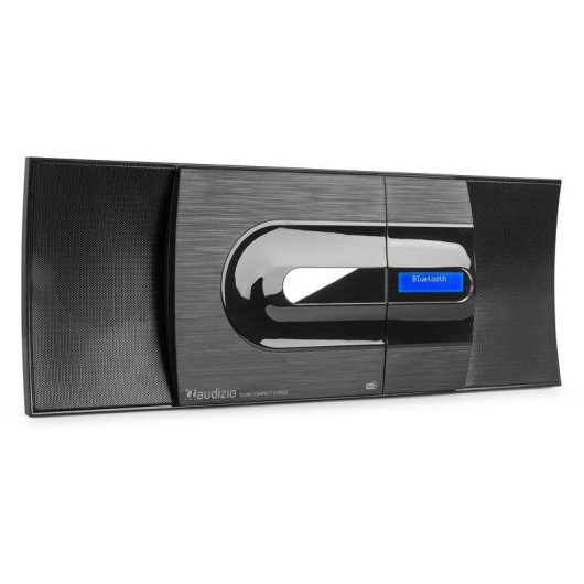 Radio CD Audizio Tours 80W RMS CD FM Digital X-Bass Ecualizador Mando
