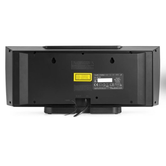 Radio CD Audizio Tours 80W RMS CD FM Digital X-Bass Ecualizador Mando