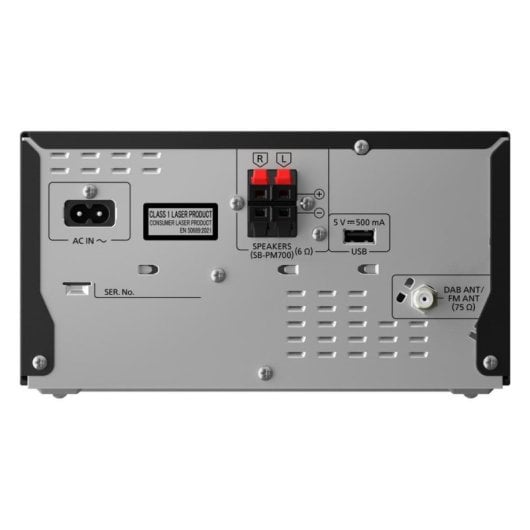 Microanlage Panasonic SC-PM702 80W RMS Bluetooth CD FM/DAB+ USB Schwarz