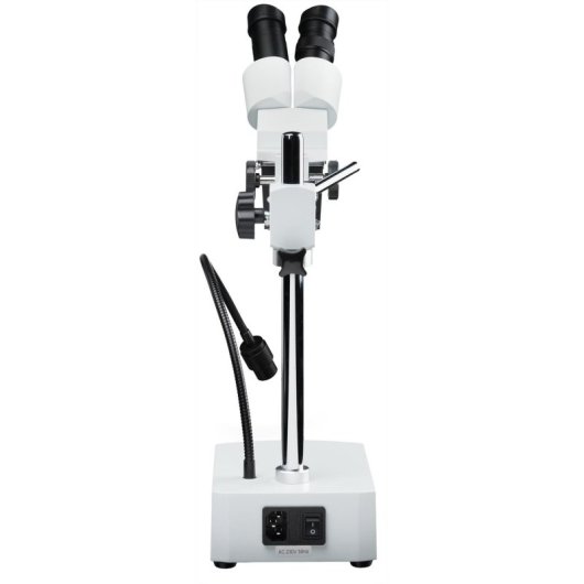 Microscope Bresser ICD CS 5x-20x LED Noir Blanc 20x 5x Optique