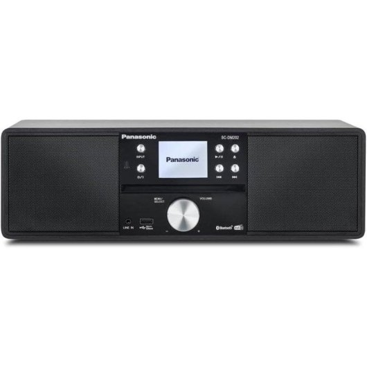Microanlage Panasonic SC-DM202EG-K 24W RMS Bluetooth DAB+ CD USB
